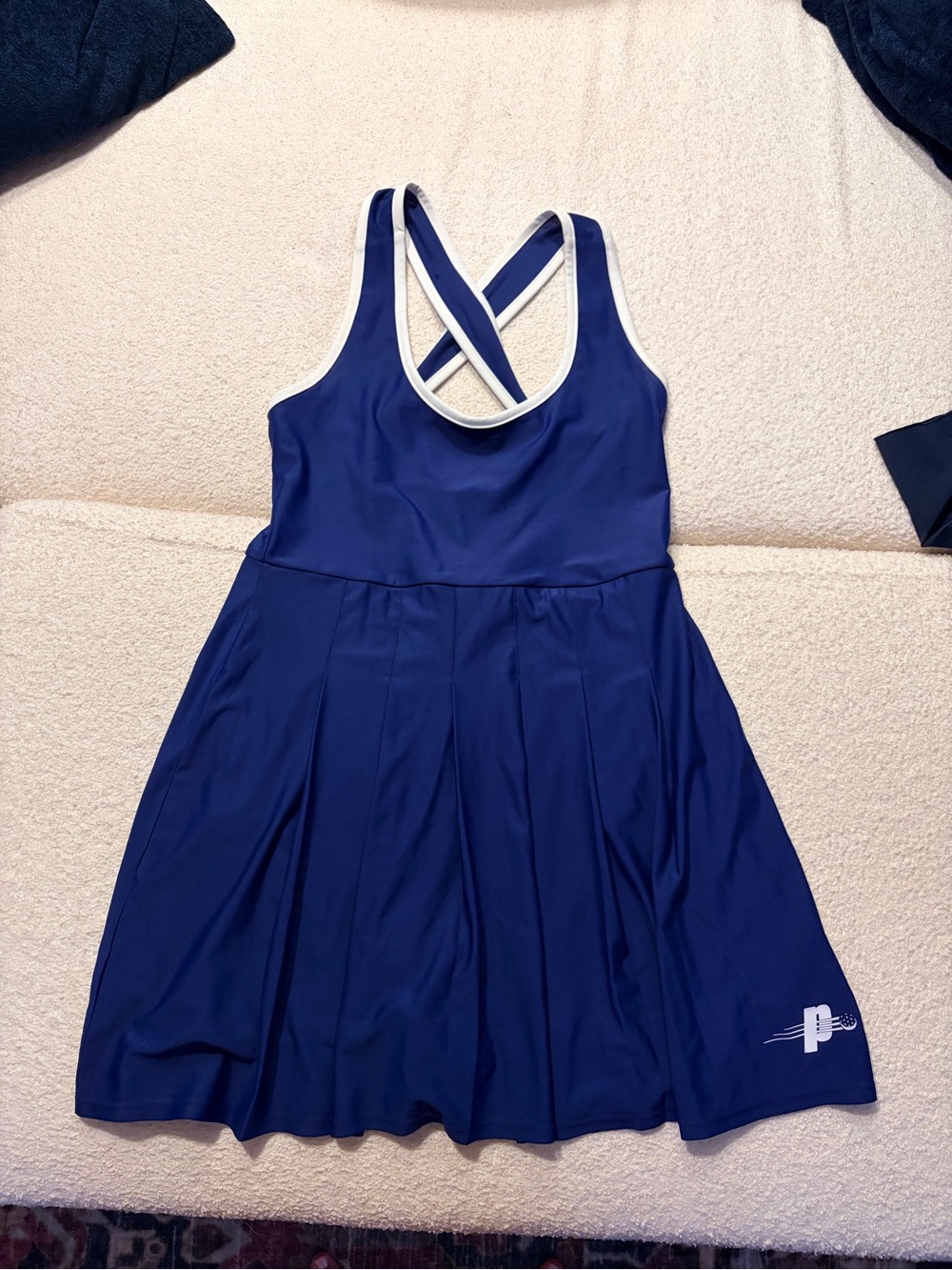 Prince Royal Blue Athletic Tank with White Trim